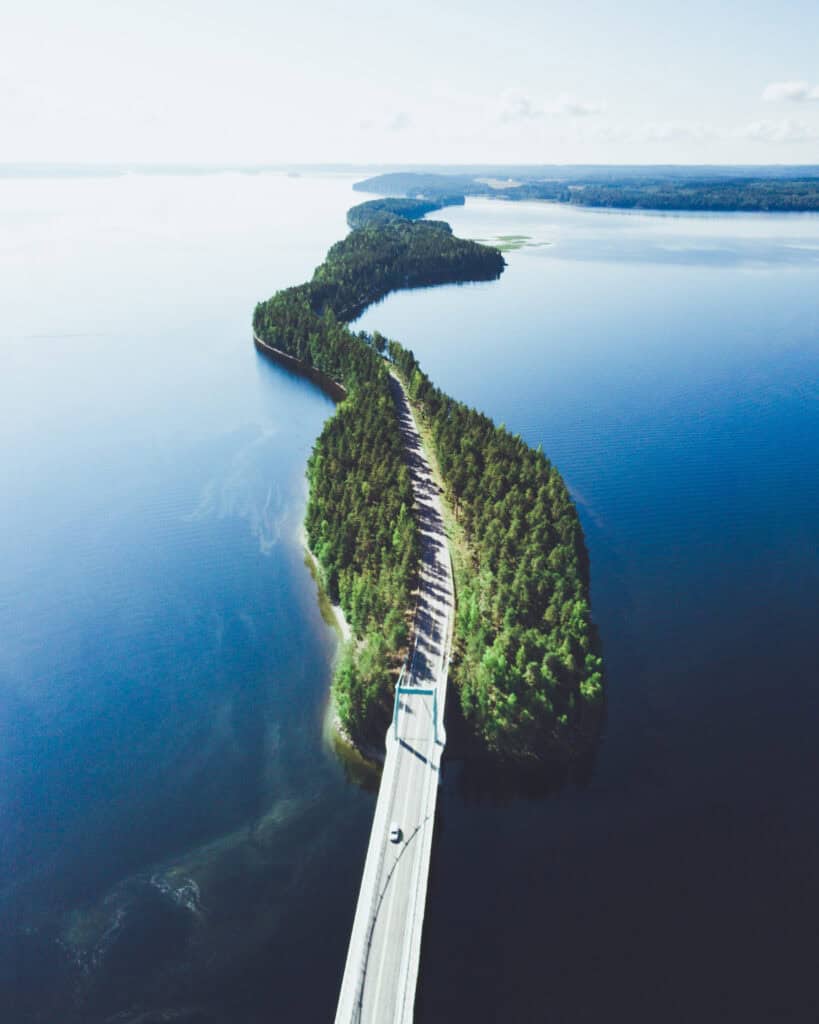 road in finland